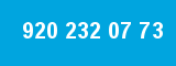 920 232 07 73 920 232 07 73